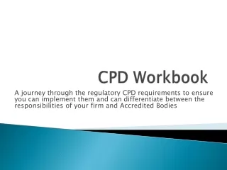 CPD Workbook