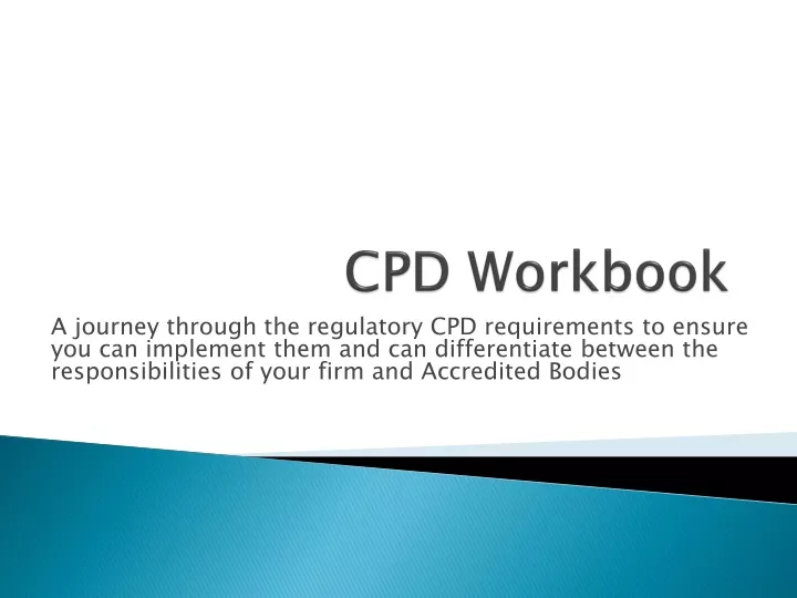 cpd workbook