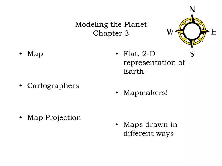 modeling the planet chapter 3
