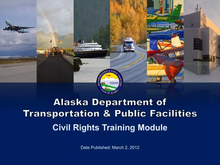 alaska department of transportation public