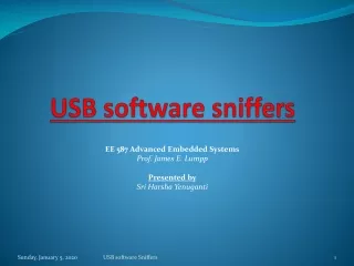 USB software sniffers