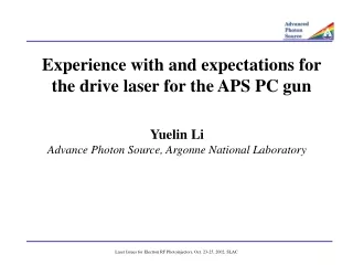 Experience with and expectations for the drive laser for the APS PC gun