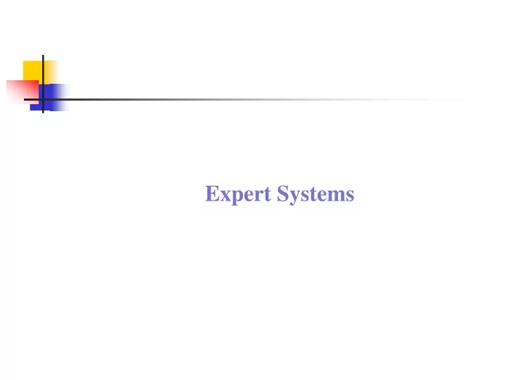 expert systems