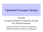 Pipelined Processor Design - slide 1