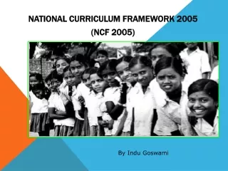 National Curriculum Framework 2005 (NCF 2005)