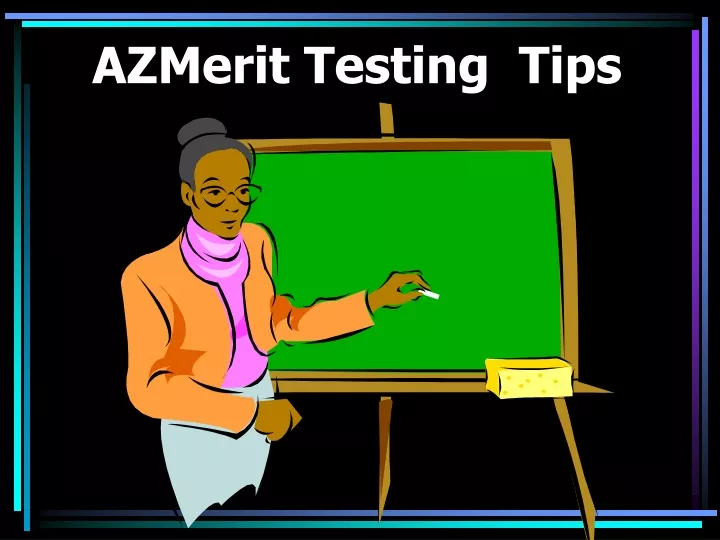 PPT AZMerit Testing Tips PowerPoint Presentation, free download ID