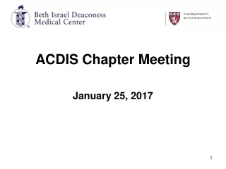 ACDIS Chapter Meeting