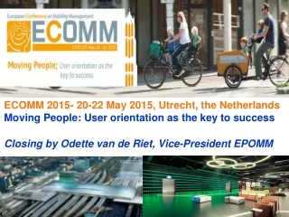 ECOMM 2015- 20-22 May 2015, Utrecht,  the Netherlands