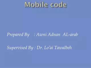 Mobile code