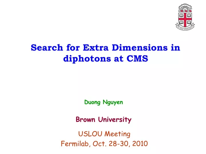 search for extra dimensions in diphotons at cms