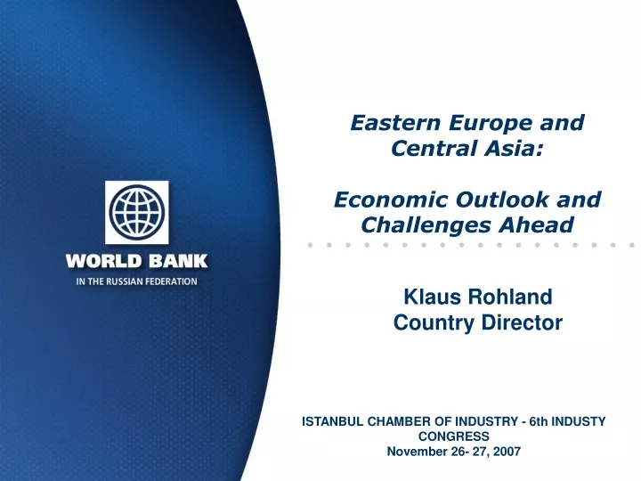 eastern europe and central asia economic outlook and challenges ahead