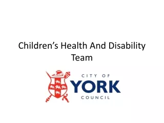 Children’s Health And Disability Team