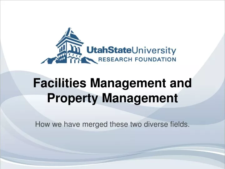 facilities management and property management