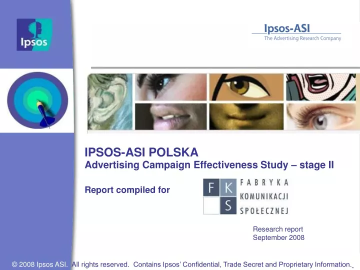 ipsos asi polska advertising campaign effectiveness study stage ii report compiled for