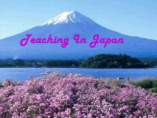 Teaching In Japan