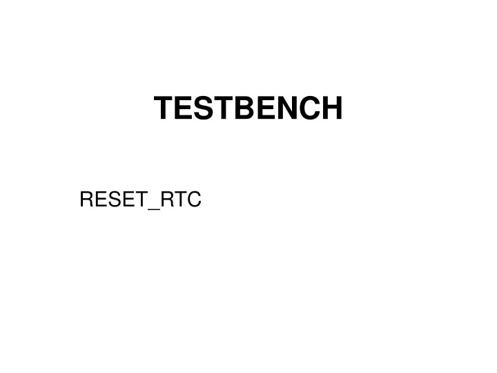 testbench