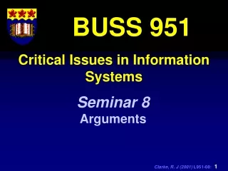 Critical Issues in Information Systems