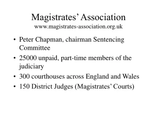 Magistrates’ Association magistrates-association.uk