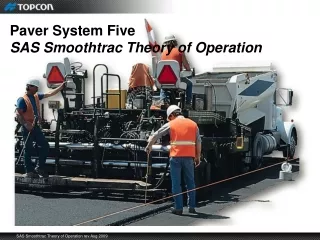 Paver System Five SAS Smoothtrac Theory of Operation