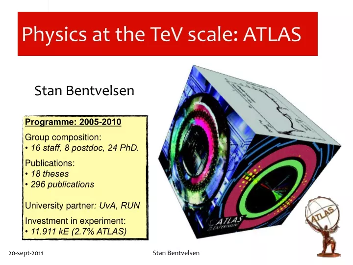 physics at the tev scale atlas