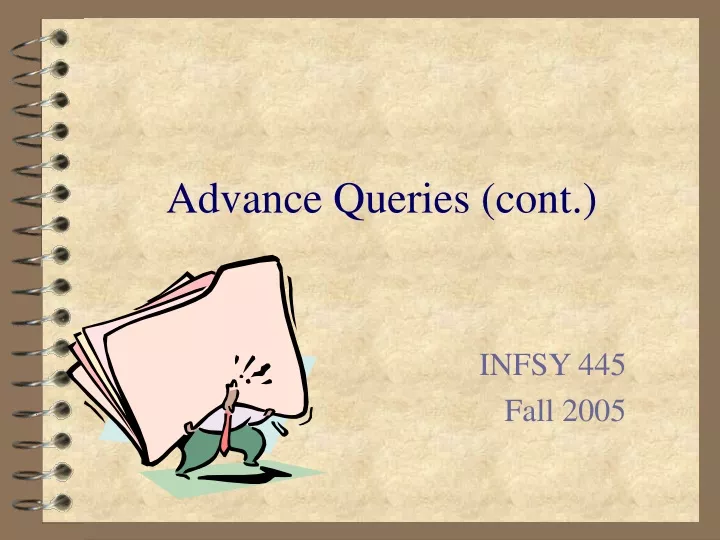 advance queries cont