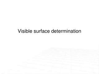 Visible surface determination