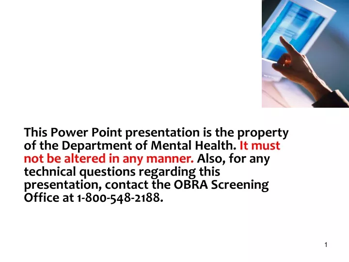 this power point presentation is the property