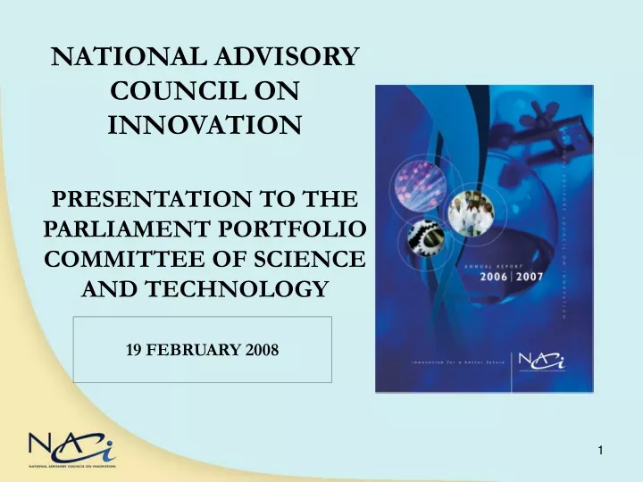 national advisory council on innovation