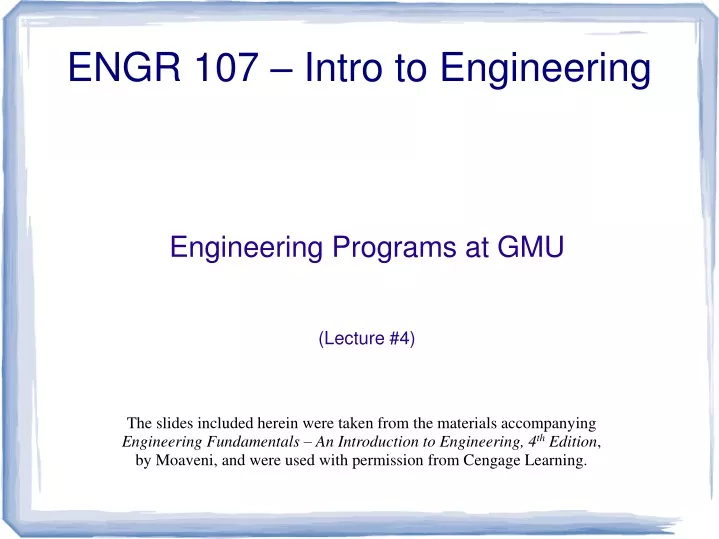engineering programs at gmu lecture 4