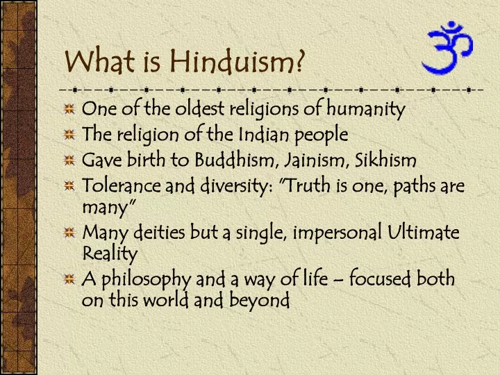 what is hinduism