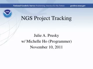 NGS Project Tracking