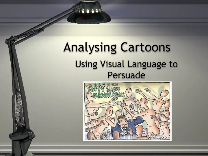 analysing cartoons