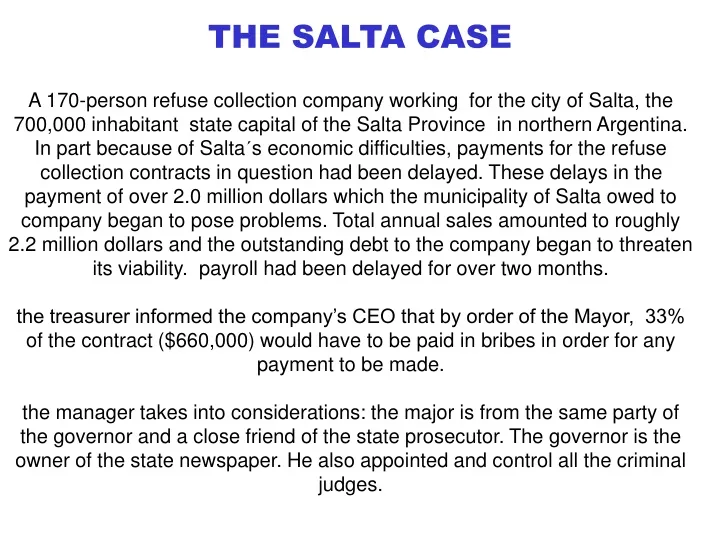 the salta case