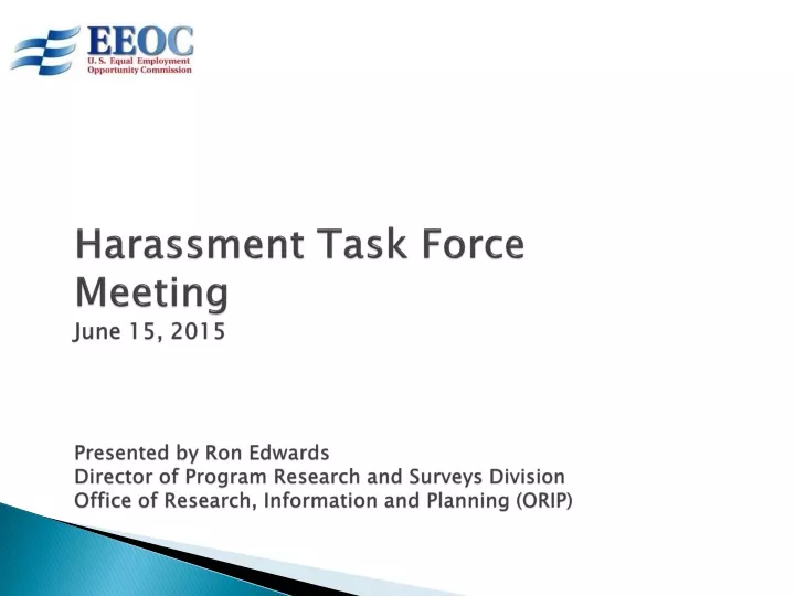 harassment task force meeting june 15 2015