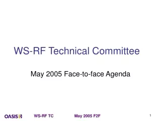 WS-RF Technical Committee