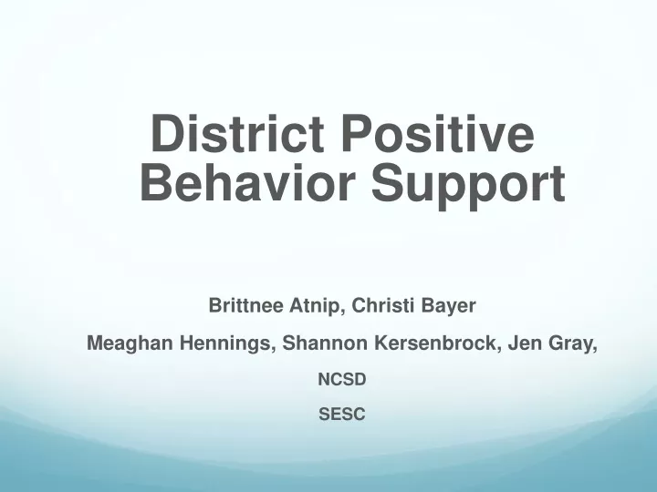 district positive behavior support brittnee atnip