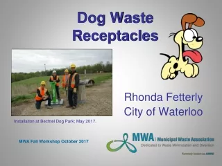 Dog Waste Receptacles