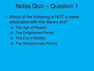 Notes Quiz – Question 1
