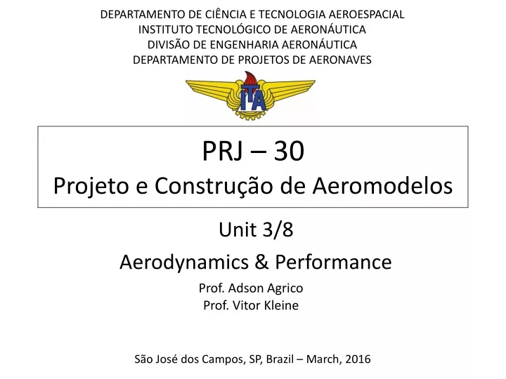 prj 30 projeto e constru o de aeromodelos