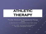 Comprehensive Athletic Therapy Services at Meadowlands Therapy Clinic - slide 1