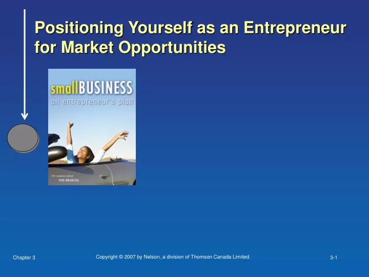 positioning yourself as an entrepreneur