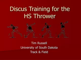 Discus Training for the HS Thrower