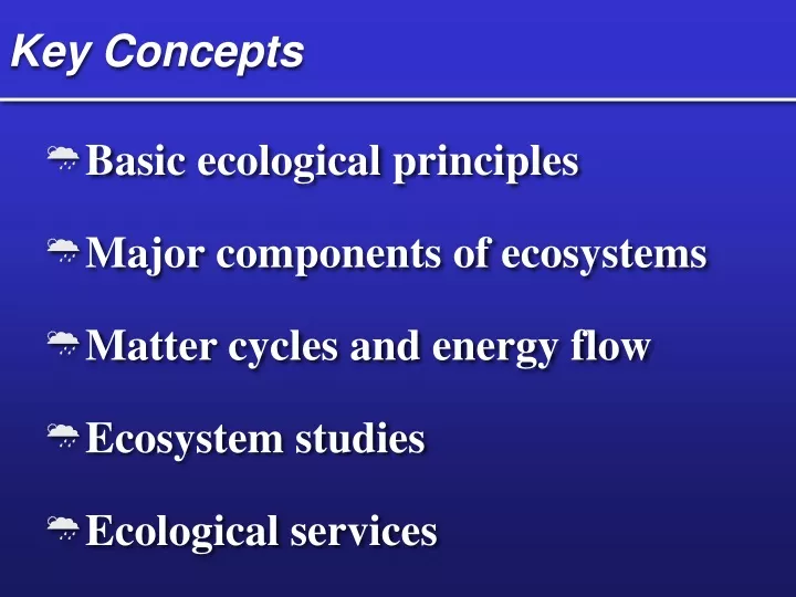 key concepts