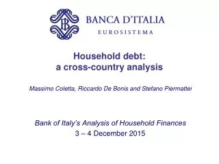 Household debt:  a cross-country analysis