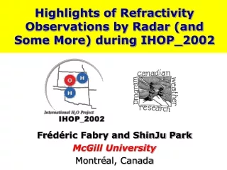 Highlights of Refractivity Observations by Radar (and Some More) during IHOP_2002