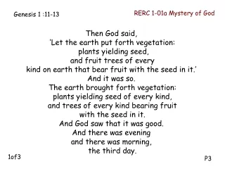 RERC 1-01a Mystery of God