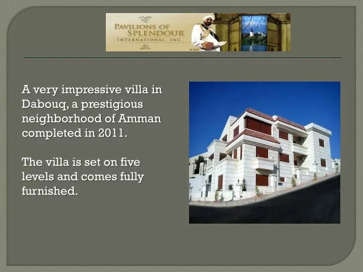 a very impressive villa in dabouq a prestigious