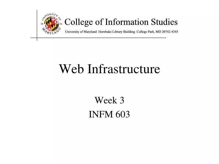 web infrastructure