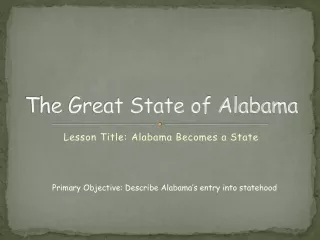 The Great State of Alabama