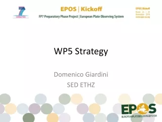 WP5 Strategy